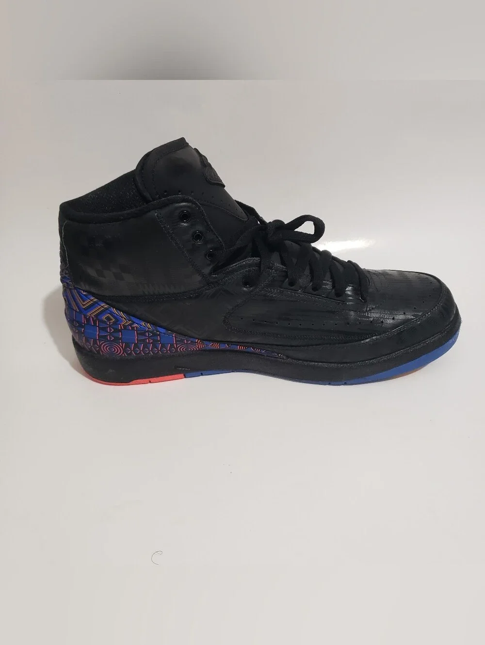 Air Jordan 2 Retro BHM Black History Month 2019 M’s Size 12 BQ7618-007 Well Kept